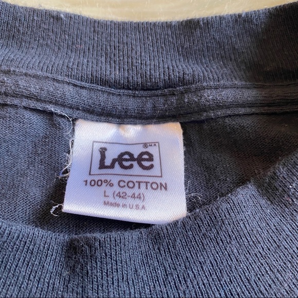 Vintage Clint Black Miller Lite Beer Promo T-Shirt 90s Country Music USA Made L - Picture 5 of 8